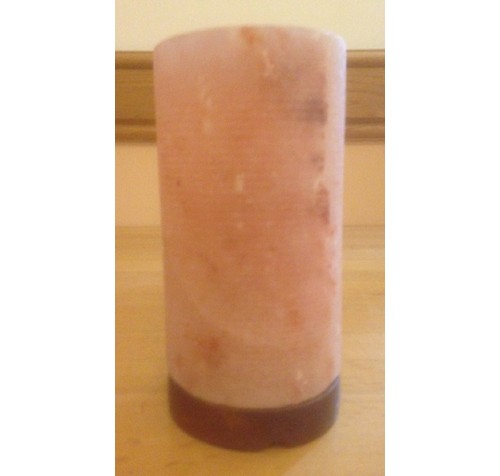 CYLINDER CRAFTED HIMALAYAN SALT LAMP (2.9kg) APPROXIMATE WEIGHT.